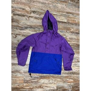 Vintage REI Gore-Tex 1/2 Zip Snap Windbreaker Rain Jacket Size Medium *See Info*